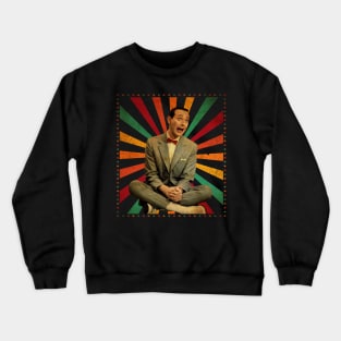 Pee wee herman action // Vintage Style Crewneck Sweatshirt